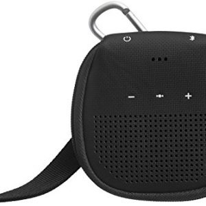 AmazonBasics Case with Kickstand for Bose SoundLink Micro Bluetooth Speaker – Black